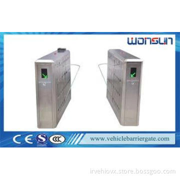 Alarm High Speed Retractable Flap Barrier Auto Detection Fl